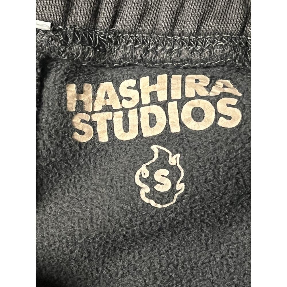 Hashira Studios Sweatpants Mens Small Gray Joggers Katana‎ Sword Graphic Patch - Picture 6 of 15